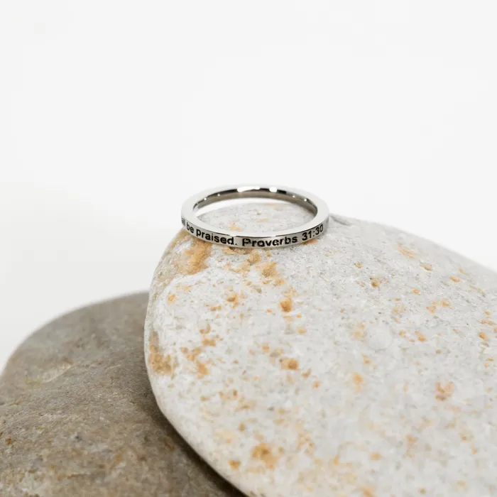 Rings Forever Truth A Woman Who Fears The Lord Thin Ring