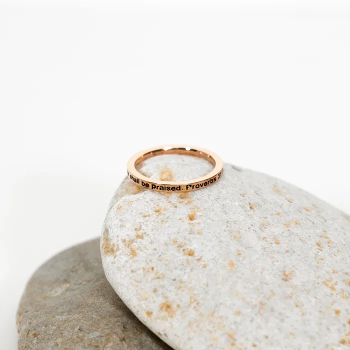 Rings Forever Truth A Woman Who Fears The Lord Thin Ring