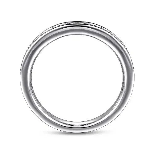 Rings GABRIEL CO Toledo 14K White Gold Channel Set Diamond Wedding Band 076 ct Rings GABRIEL CO Toledo 14K White Gold Channel Set Diamond Wedding Band 076 ct