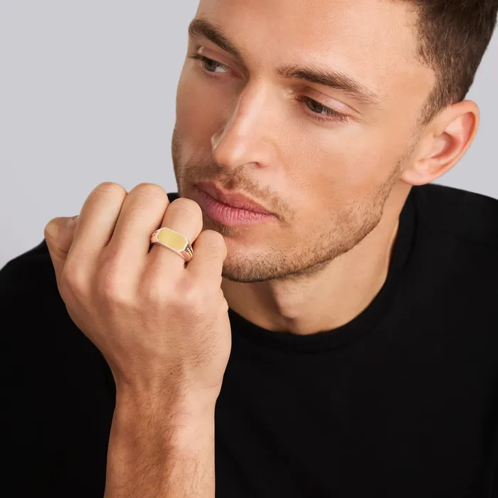 Rings LAGOS Anthem TwoTone Octagon Ring