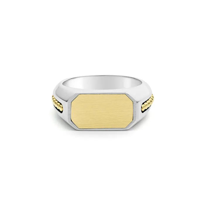 Rings LAGOS Anthem TwoTone Octagon Ring