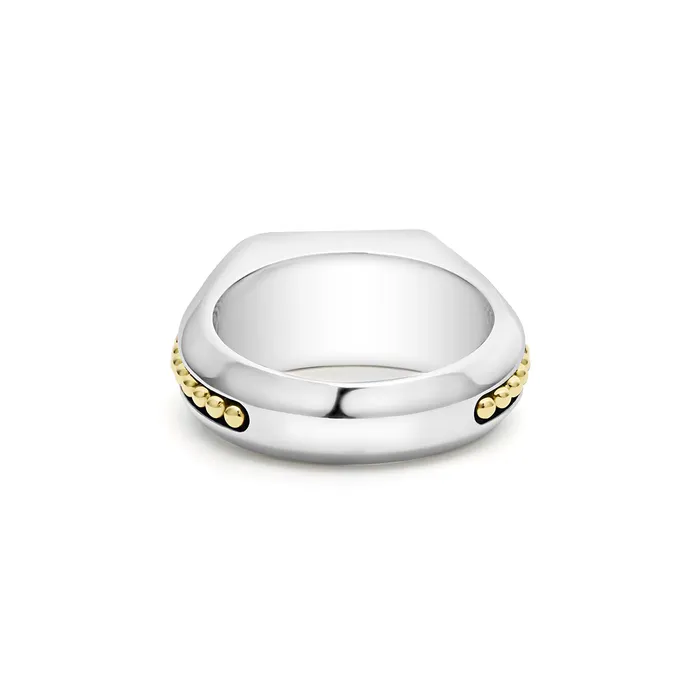 Rings LAGOS Anthem TwoTone Octagon Ring
