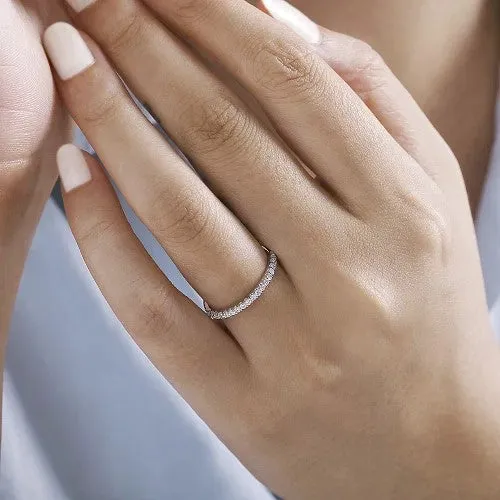 Rings Montreal 14K White Gold Shared Prong Diamond Wedding Band 023 ct GABRIEL CO Rings Montreal 14K White Gold Shared Prong Diamond Wedding Band 023 ct GABRIEL CO