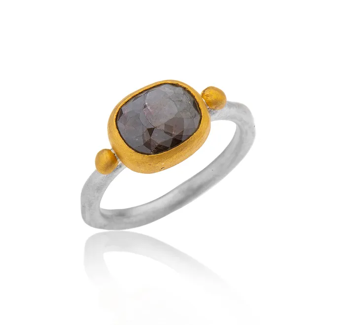 Rings Nava Zahavi Black Diamond Dazzle Ring Nava Zahavi