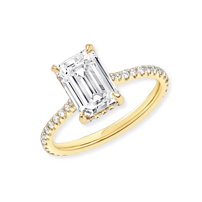 Rings Polachecks Collection Emerald Cut Diamond Ring 261tw
