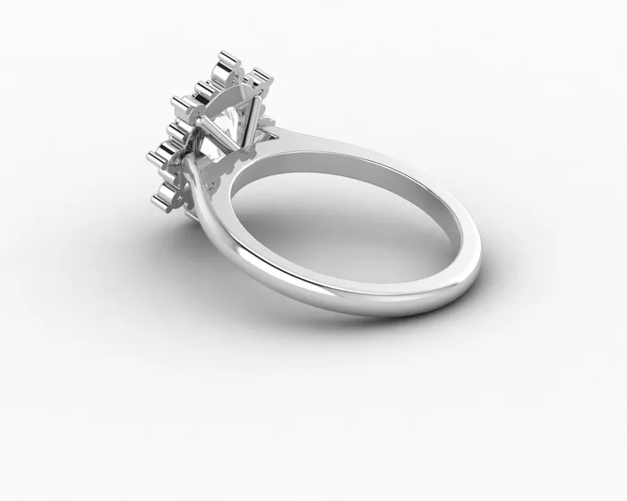 Rings Sapheena Jewelry Bridget 15 Ct Oval Cut Halo Engagement Ring