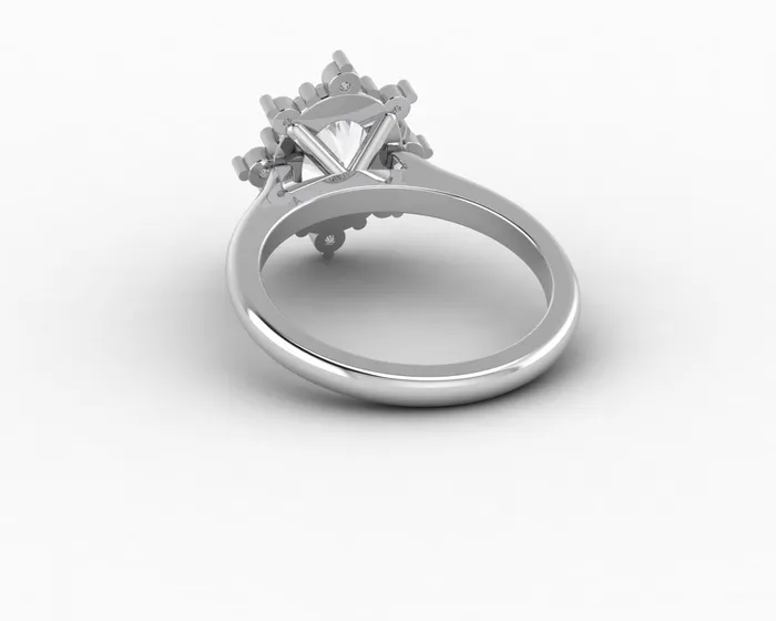 Rings Sapheena Jewelry Bridget 15 Ct Oval Cut Halo Engagement Ring