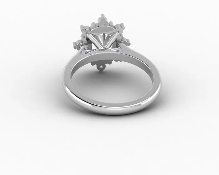Rings Sapheena Jewelry Bridget 15 Ct Oval Cut Halo Engagement Ring