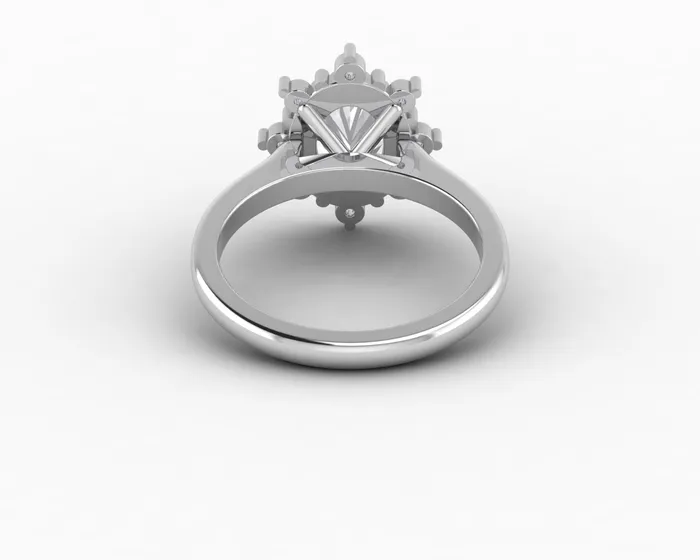 Rings Sapheena Jewelry Bridget 15 Ct Oval Cut Halo Engagement Ring