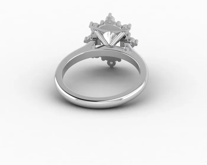 Rings Sapheena Jewelry Bridget 15 Ct Oval Cut Halo Engagement Ring