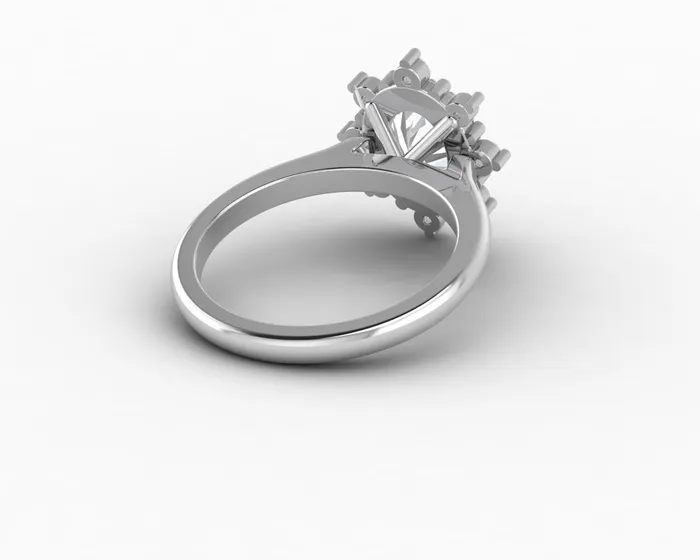 Rings Sapheena Jewelry Bridget 15 Ct Oval Cut Halo Engagement Ring