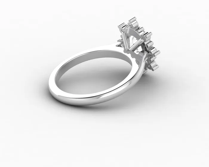Rings Sapheena Jewelry Bridget 15 Ct Oval Cut Halo Engagement Ring