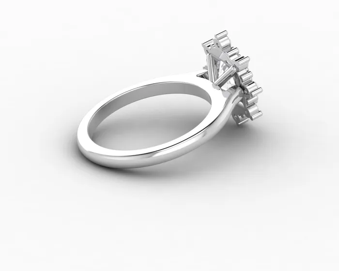 Rings Sapheena Jewelry Bridget 15 Ct Oval Cut Halo Engagement Ring