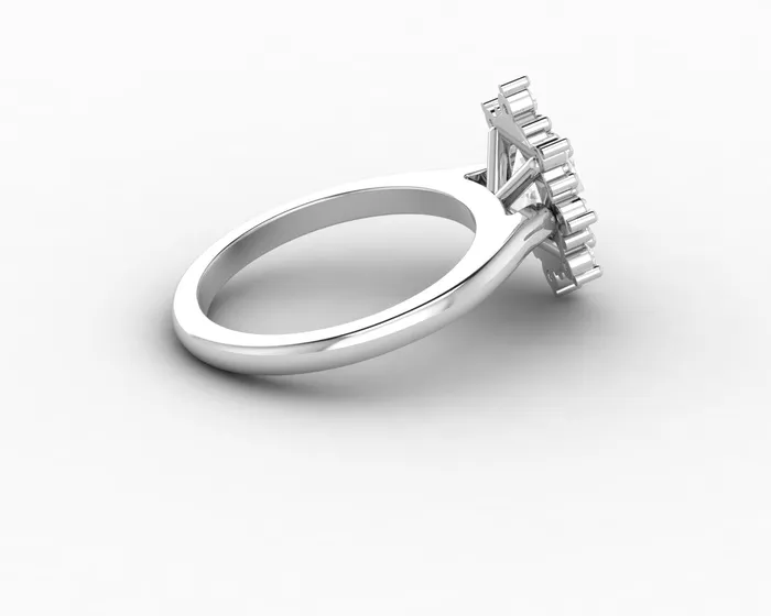 Rings Sapheena Jewelry Bridget 15 Ct Oval Cut Halo Engagement Ring