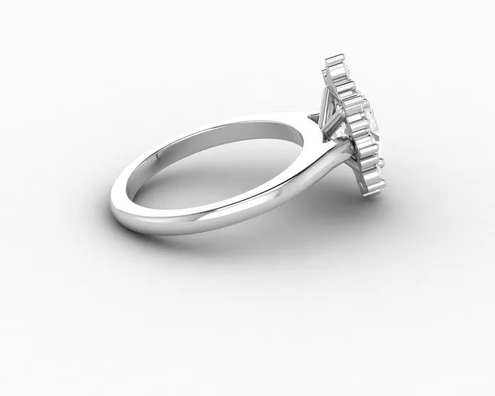 Rings Sapheena Jewelry Bridget 15 Ct Oval Cut Halo Engagement Ring