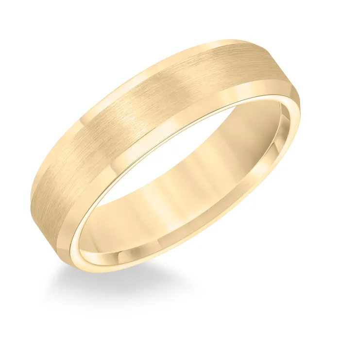 Rings Yellow Tungsten Carbide 6mm Comfort Fit Mens Wedding Band FREDERICK GOLDMAN Rings Yellow Tungsten Carbide 6mm Comfort Fit Mens Wedding Band FREDERICK GOLDMAN