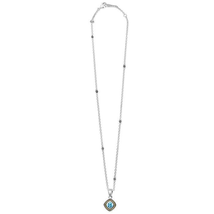 Rittenhouse Swiss Blue Topaz Pendant Necklace LAGOS Necklaces