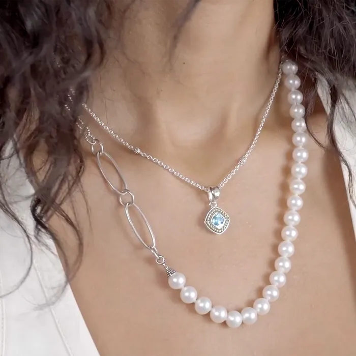 Rittenhouse Swiss Blue Topaz Pendant Necklace LAGOS Necklaces