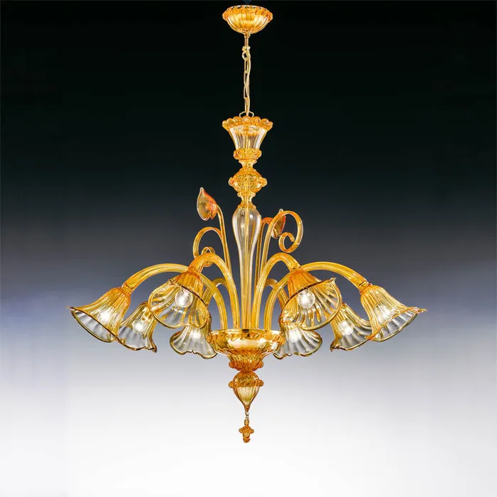 San Marco 8 lights Chandelier Voltolina Earrings