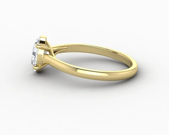 Sapheena Jewelry Rings Nora 125 Ct Solitaire Oval Cut Engagement Ring