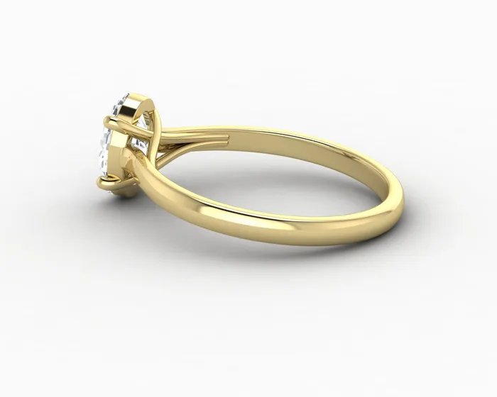 Sapheena Jewelry Rings Nora 125 Ct Solitaire Oval Cut Engagement Ring
