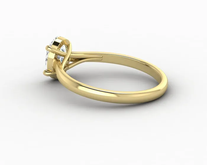 Sapheena Jewelry Rings Nora 125 Ct Solitaire Oval Cut Engagement Ring