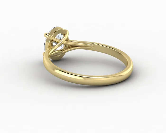 Sapheena Jewelry Rings Nora 125 Ct Solitaire Oval Cut Engagement Ring