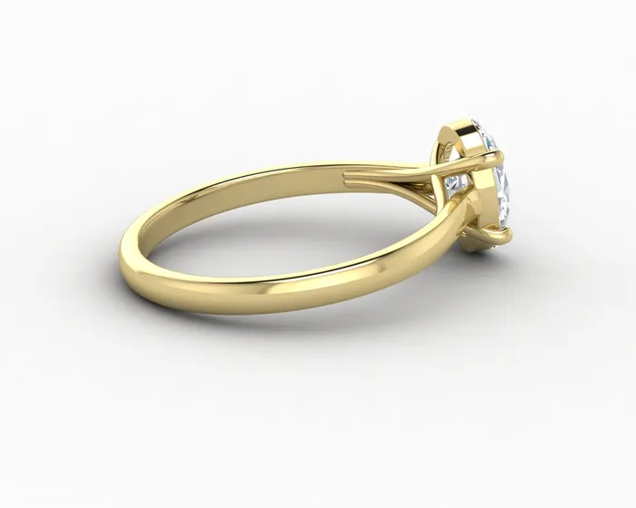 Sapheena Jewelry Rings Nora 125 Ct Solitaire Oval Cut Engagement Ring