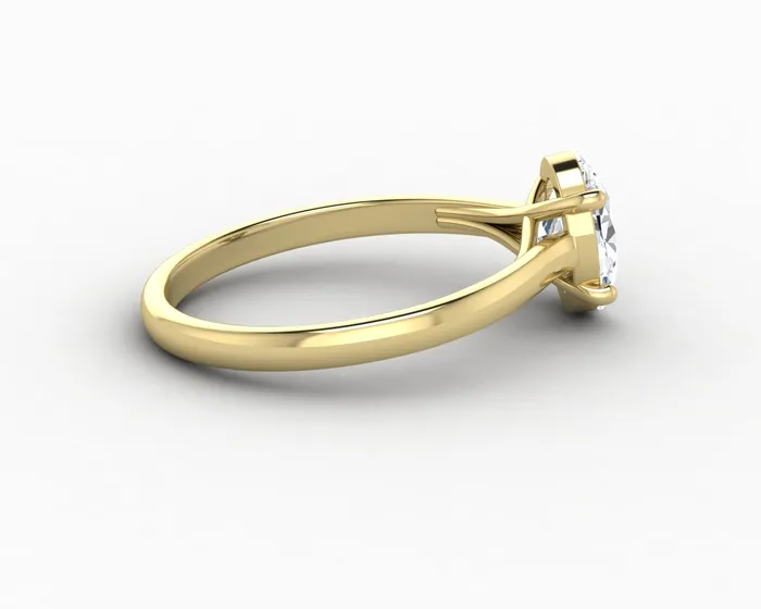 Sapheena Jewelry Rings Nora 125 Ct Solitaire Oval Cut Engagement Ring