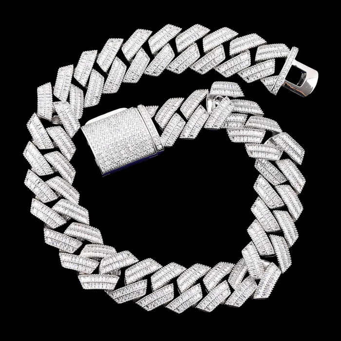 Sharp VVS 22MM Sharp VVS Style Iced Out Diamond Necklace Chain Necklaces Sharp VVS 22MM Sharp VVS Style Iced Out Diamond Necklace Chain Necklaces