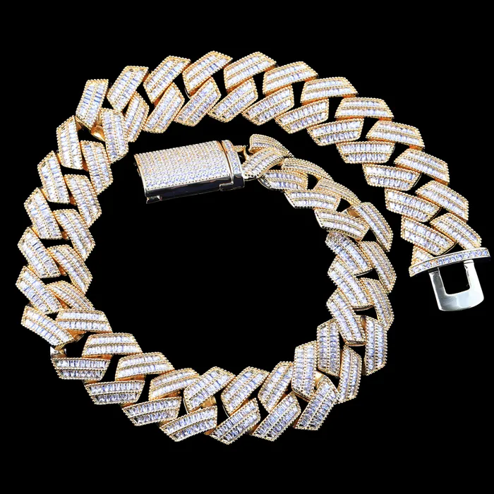 Sharp VVS 22MM Sharp VVS Style Iced Out Diamond Necklace Chain Necklaces