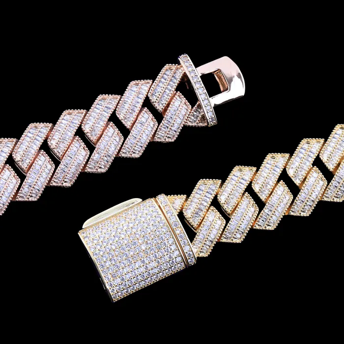 Sharp VVS 22MM Sharp VVS Style Iced Out Diamond Necklace Chain Necklaces