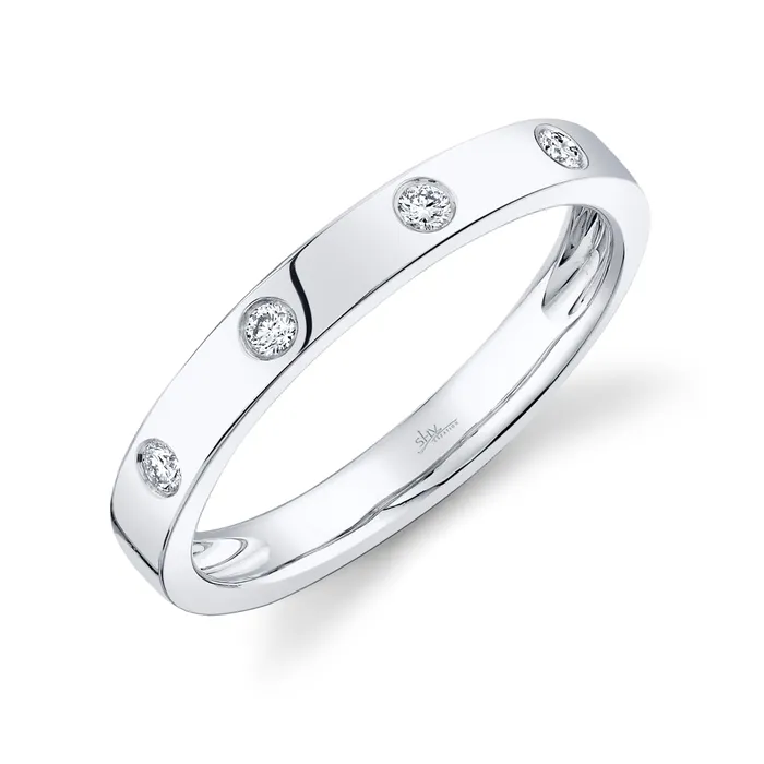 SHY CREATION Rings Inset Diamond Band