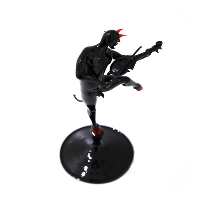 Stefano Busato Paganini Devil with violin Murano Glass Necklaces