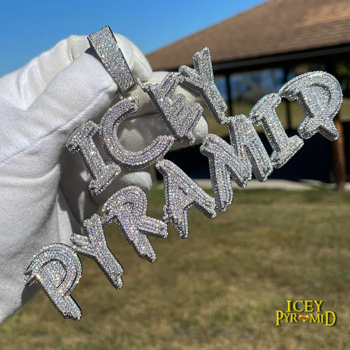 STYLISH Necklaces Trend Luxury Design Iced Out Personalized Custom Name Necklace Pendant