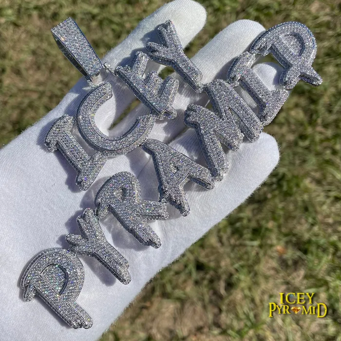 STYLISH Necklaces Trend Luxury Design Iced Out Personalized Custom Name Necklace Pendant