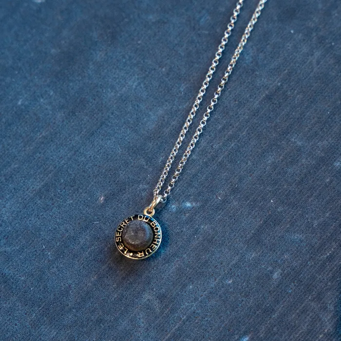Turn of the Century French Wood Charm Necklace Bell Bird Antiques Necklaces